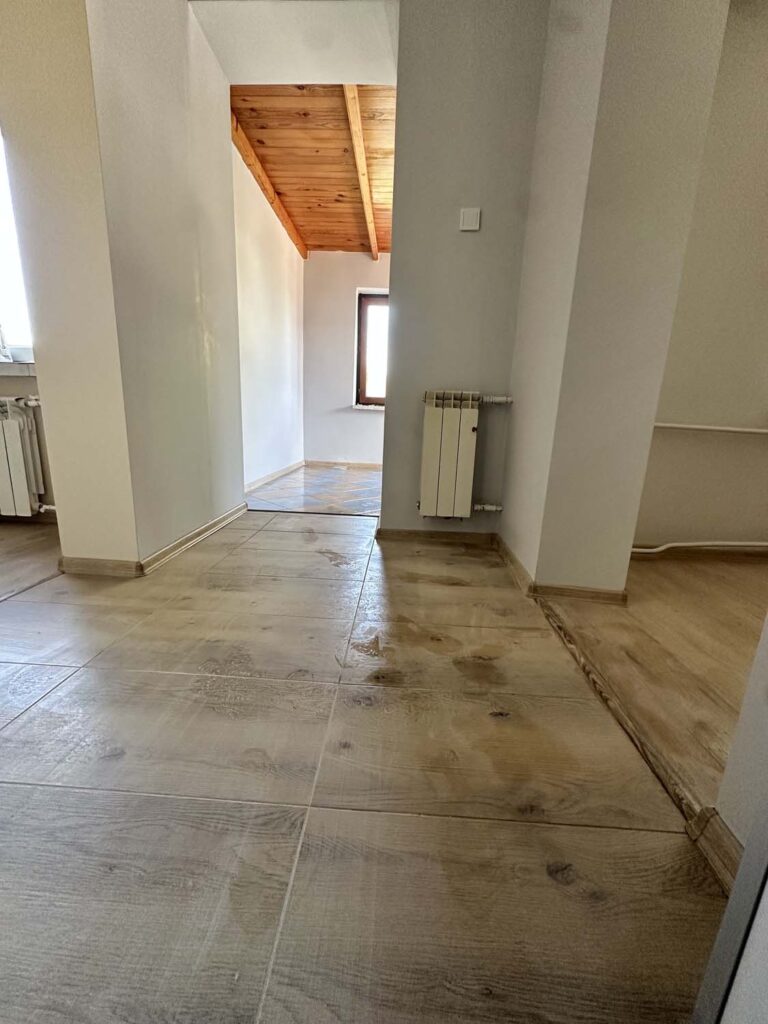 Nowoczesny salon po wykończeniu